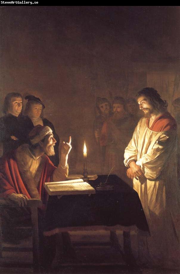 Gerrit van Honthorst Christ Before the High Priest
